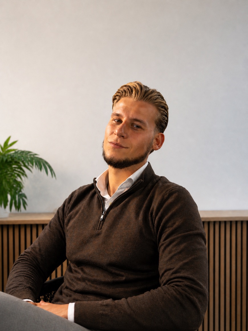 Portret van Sam Meijer